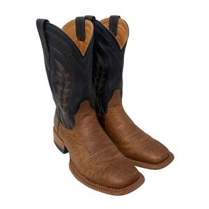 Tecovas Brown and Black Western Boots